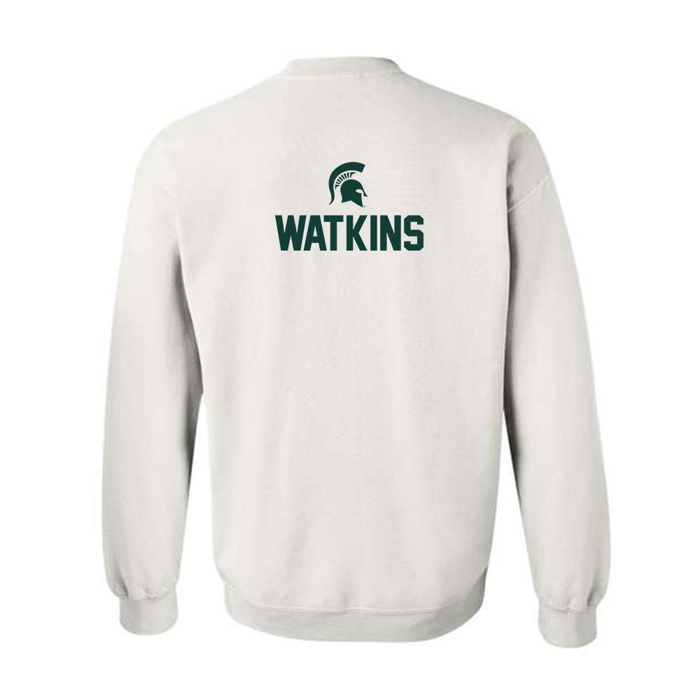 Michigan State - NCAA Men's Basketball : Matthew Watkins - Sports Shersey Crewneck Sweatshirt-1