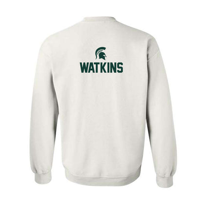 Michigan State - NCAA Men's Basketball : Matthew Watkins - Sports Shersey Crewneck Sweatshirt-1
