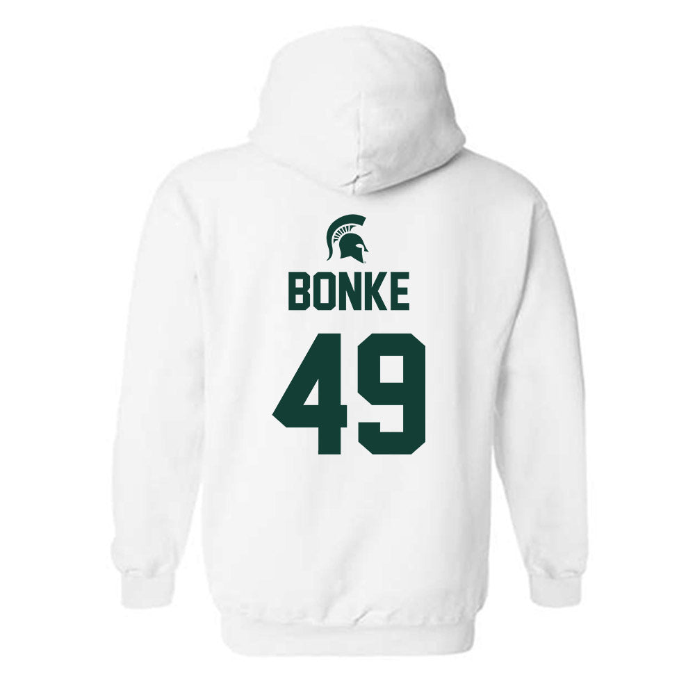 Michigan State - NCAA Men's Basketball : Anton Bonke - Sports Shersey Hooded Sweatshirt-1