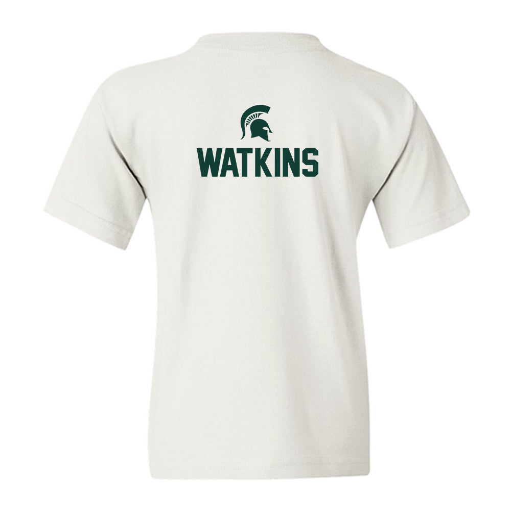 Michigan State - NCAA Men's Basketball : Matthew Watkins - Sports Shersey Youth T-Shirt-1