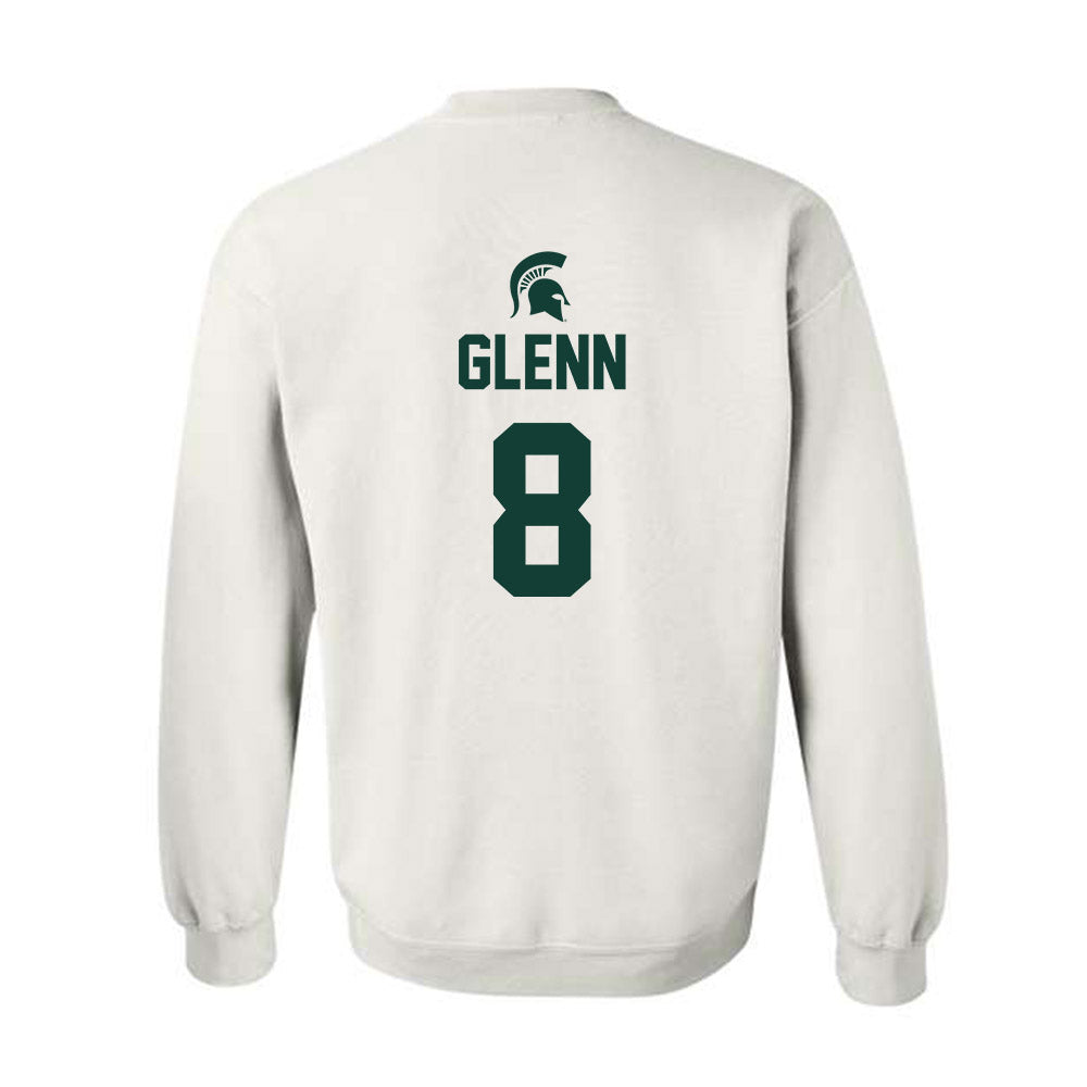 Michigan State - NCAA Men's Basketball : Kaleb Glenn - Sports Shersey Crewneck Sweatshirt-1