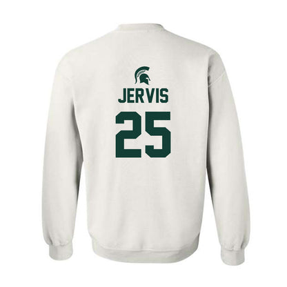 Michigan State - NCAA Men's Basketball : Jasiah Jervis - Sports Shersey Crewneck Sweatshirt-1