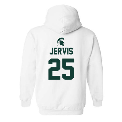 Michigan State - NCAA Men's Basketball : Jasiah Jervis - Sports Shersey Hooded Sweatshirt-1
