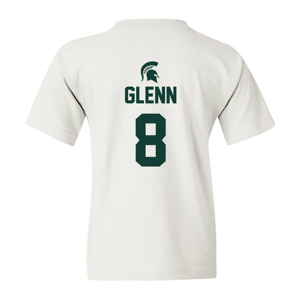 Michigan State - NCAA Men's Basketball : Kaleb Glenn - Sports Shersey Youth T-Shirt-1