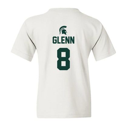 Michigan State - NCAA Men's Basketball : Kaleb Glenn - Sports Shersey Youth T-Shirt-1