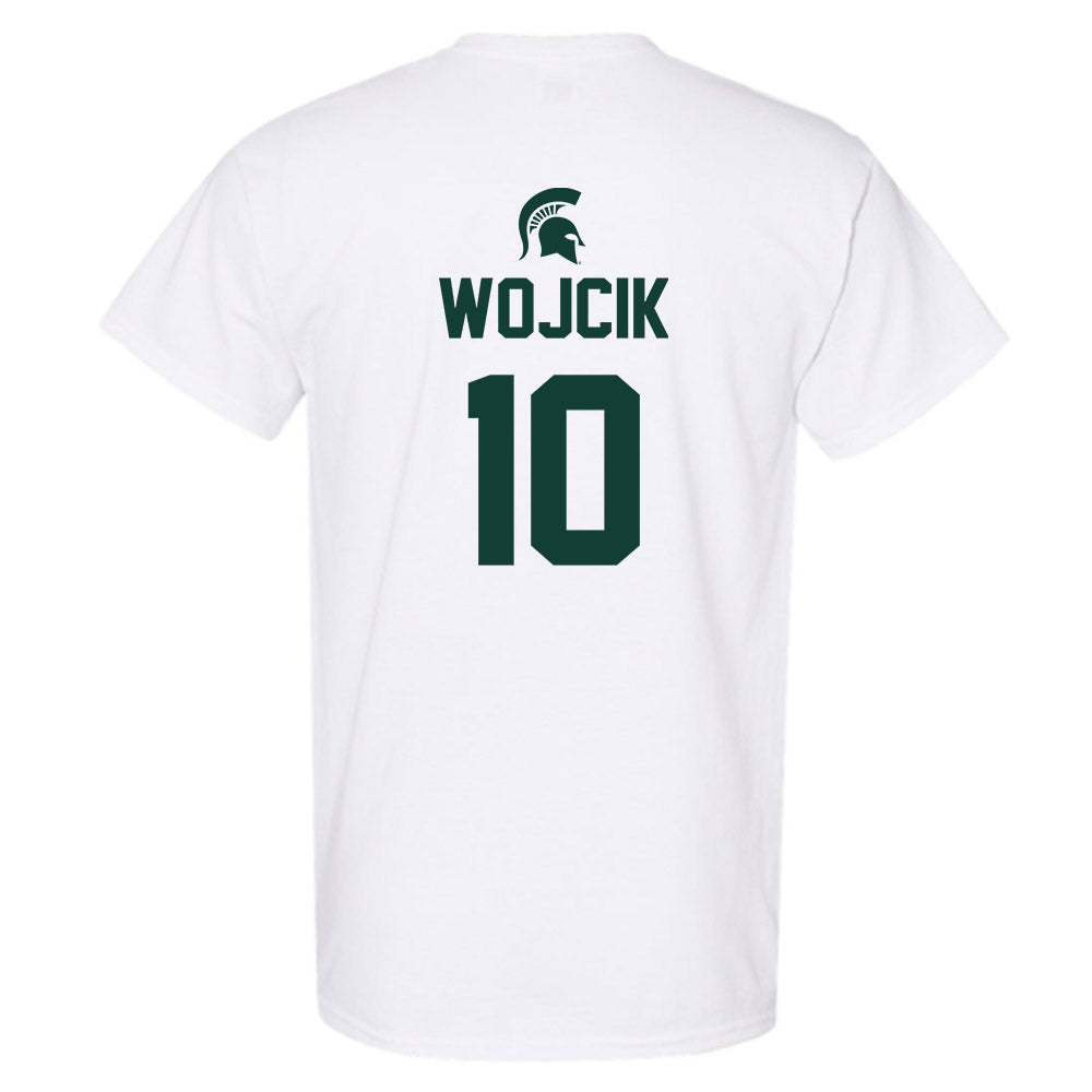 Michigan State - NCAA Men's Basketball : Denham Wojcik - Sports Shersey T-Shirt-1