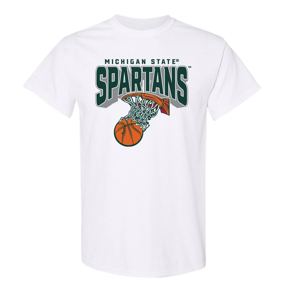 Michigan State - NCAA Men's Basketball : Brennan Walton - Sports Shersey T-Shirt-0