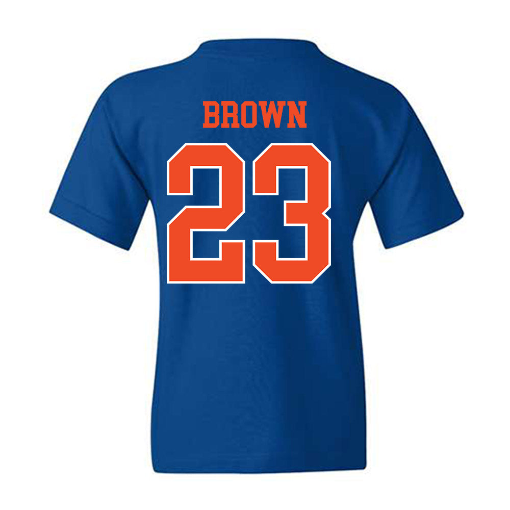 Florida - NCAA Men's Basketball : AJ Brown - Generic Shersey Youth T-Shirt-1