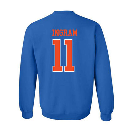 Florida - NCAA Men's Basketball : CJ Ingram - Generic Shersey Crewneck Sweatshirt-1