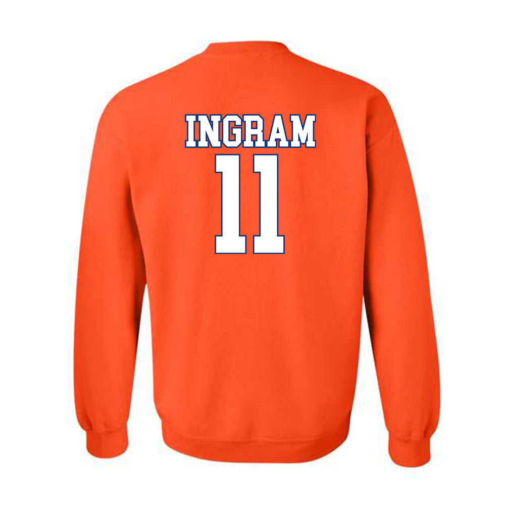 Florida - NCAA Men's Basketball : CJ Ingram - Sports Shersey Crewneck Sweatshirt-1
