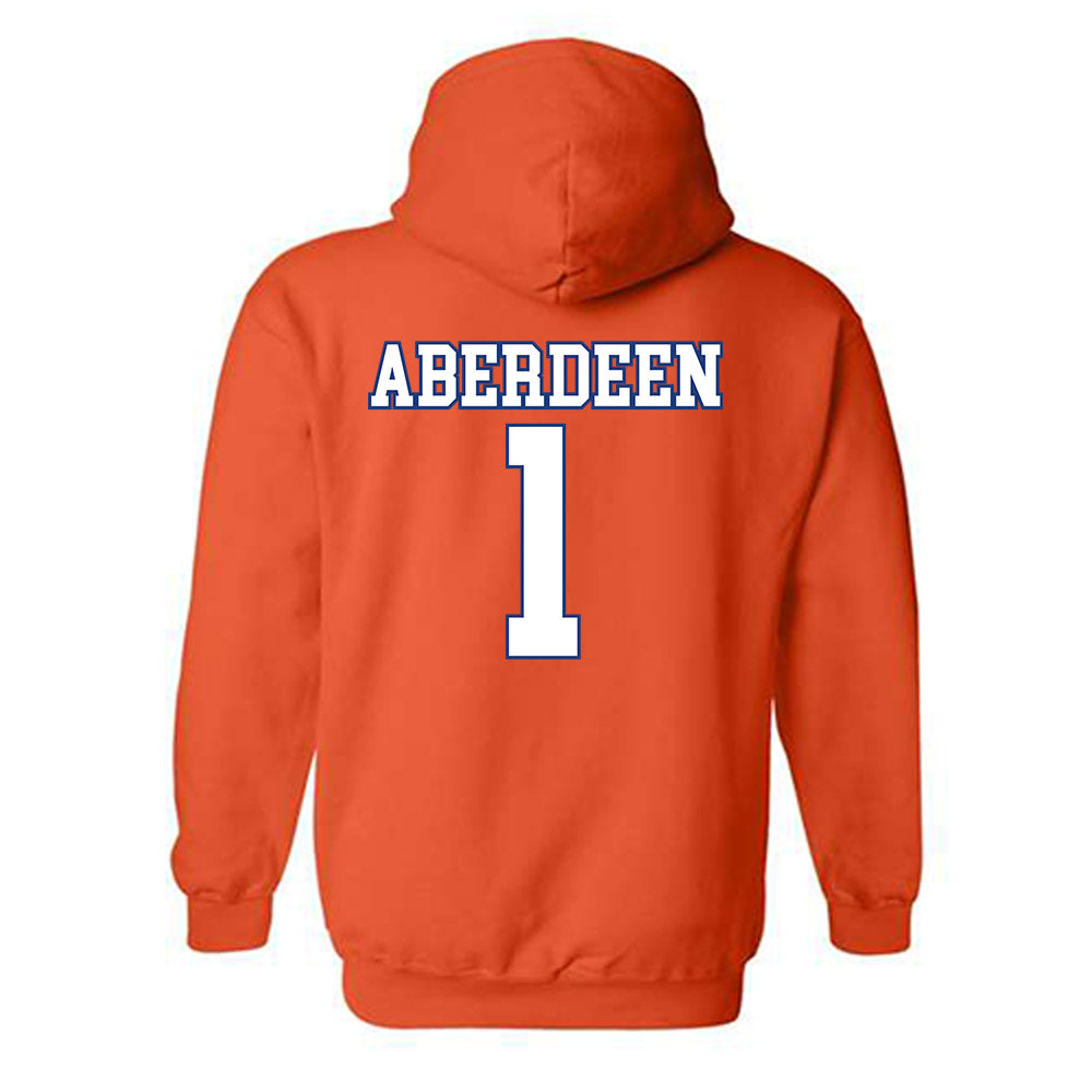 Florida - NCAA Men's Basketball : Denzel Aberdeen - Sports Shersey Hooded Sweatshirt-1