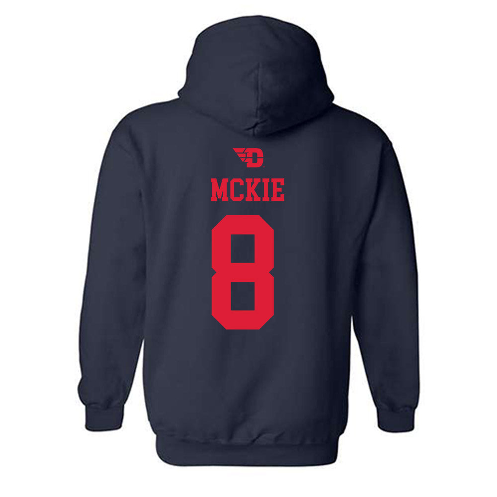 Dayton - NCAA Men's Basketball : Jaron McKie - Sports Shersey Hooded Sweatshirt-1
