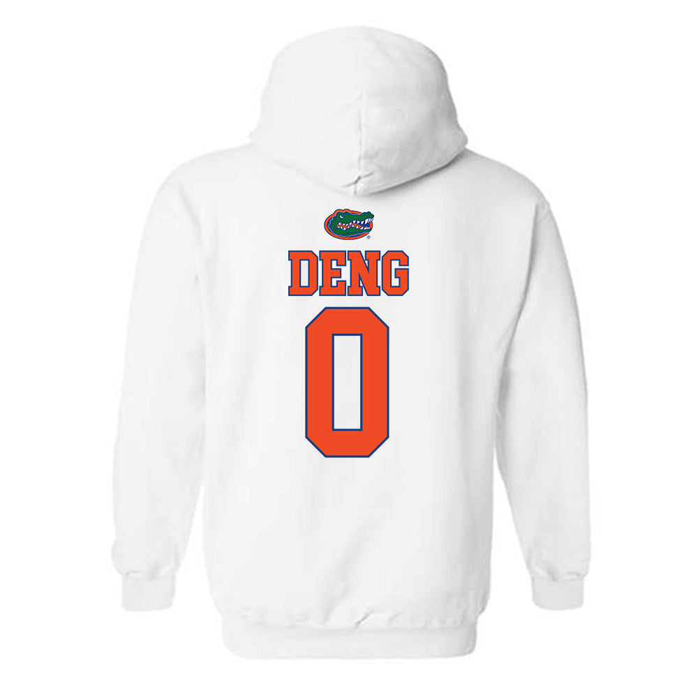 Florida - NCAA Women's Basketball : Sarah Deng - Sports Shersey Hooded Sweatshirt-1