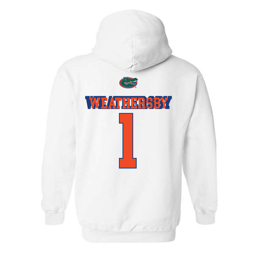 Florida - NCAA Women's Basketball : Jade Weathersby - Sports Shersey Hooded Sweatshirt-1