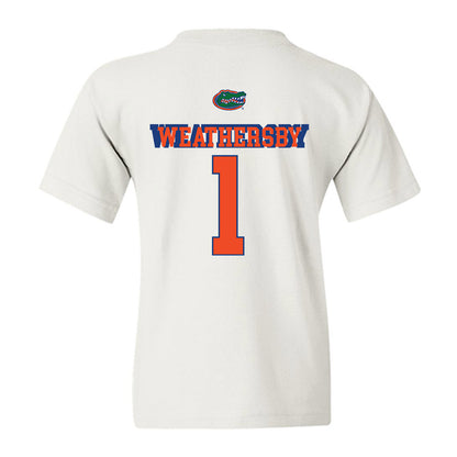 Florida - NCAA Women's Basketball : Jade Weathersby - Sports Shersey Youth T-Shirt-1