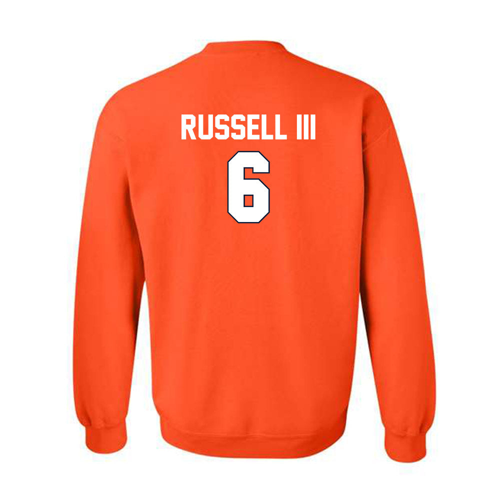 Syracuse - NCAA Men's Basketball : Calvin Russell III - Sports Shersey Crewneck Sweatshirt-1