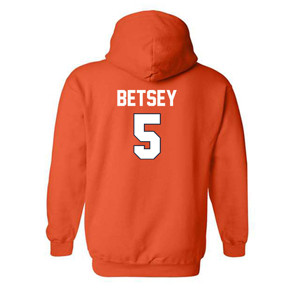 Syracuse - NCAA Men's Basketball : Tyler Betsey - Sports Shersey Hooded Sweatshirt-1