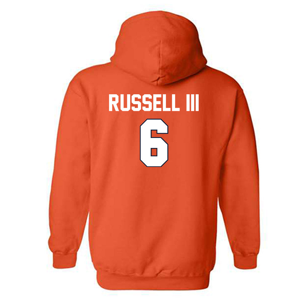 Syracuse - NCAA Men's Basketball : Calvin Russell III - Sports Shersey Hooded Sweatshirt-1