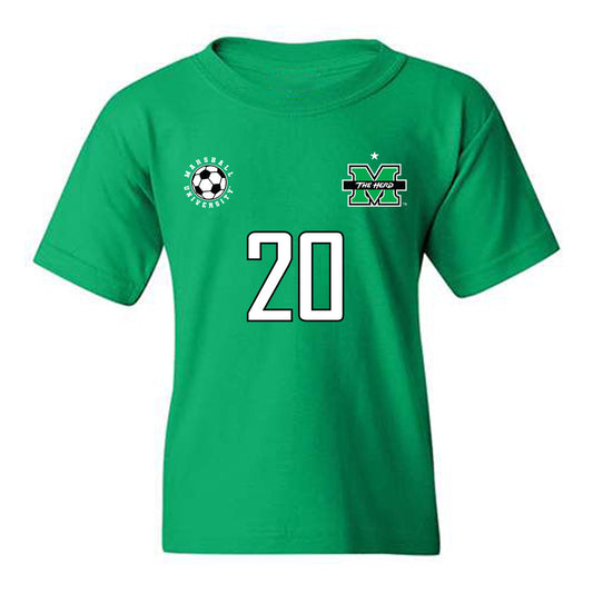 Marshall - NCAA Men's Soccer : Keaviano Francis - Sports Shersey Youth T-Shirt-0