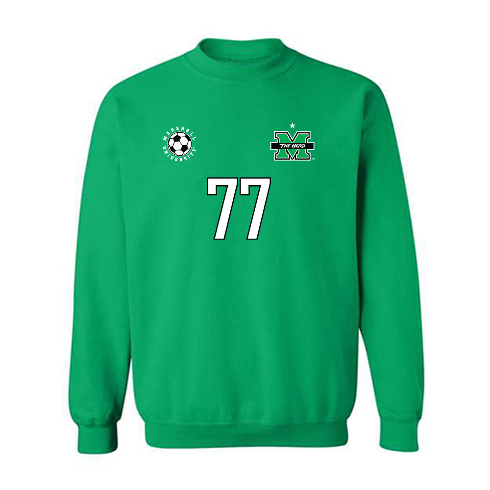Marshall - NCAA Men's Soccer : Adam NGoran - Sports Shersey Crewneck Sweatshirt-0