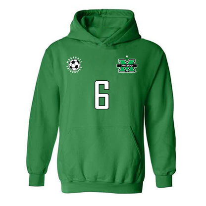 Marshall - NCAA Men's Soccer : Nikita Pakhomov - Sports Shersey Hooded Sweatshirt-0