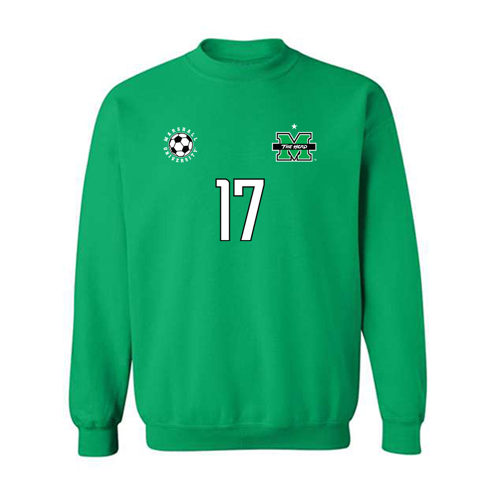 Marshall - NCAA Men's Soccer : Luka Lukic - Sports Shersey Crewneck Sweatshirt-0