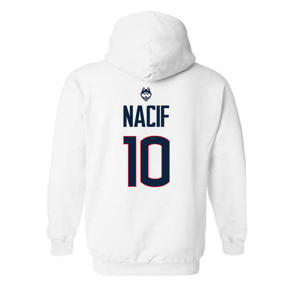 UConn - NCAA Men's Soccer : Rashid Nacif - Hooded Sweatshirt-1