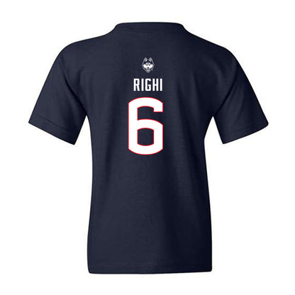 UConn - NCAA Baseball : Camden Righi - Sports Shersey Youth T-Shirt-1