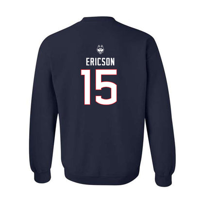UConn - NCAA Baseball : Brady Ericson - Sports Shersey Crewneck Sweatshirt-1