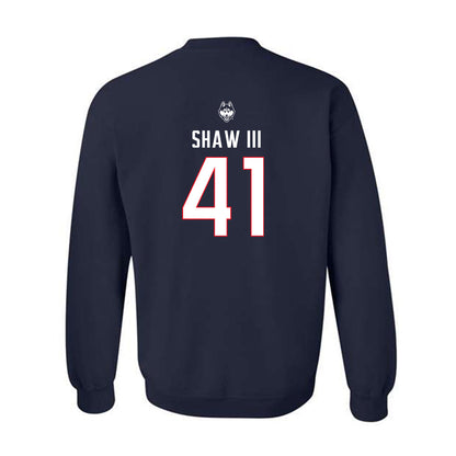 UConn - NCAA Baseball : Gregory Shaw III - Sports Shersey Crewneck Sweatshirt-1