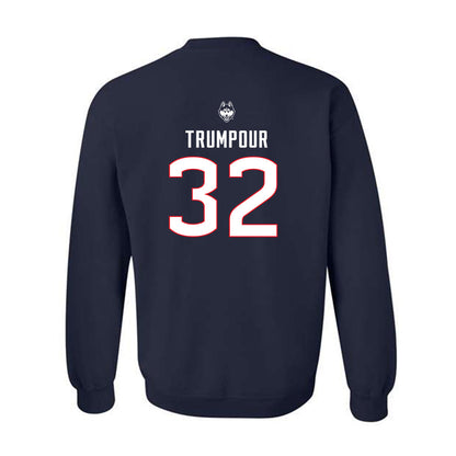 UConn - NCAA Baseball : Austin Trumpour - Sports Shersey Crewneck Sweatshirt-1