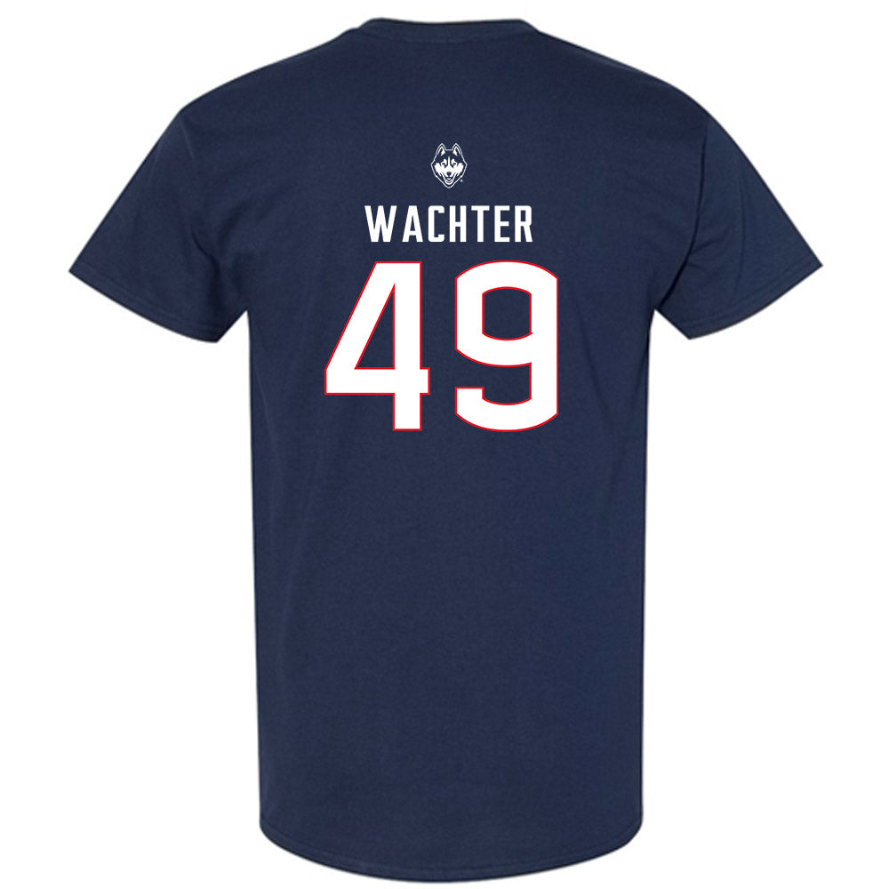UConn - NCAA Baseball : Nater Wachter - Sports Shersey T-Shirt-1