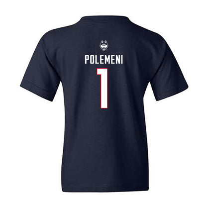 UConn - NCAA Baseball : Christopher Polemeni - Sports Shersey Youth T-Shirt-1