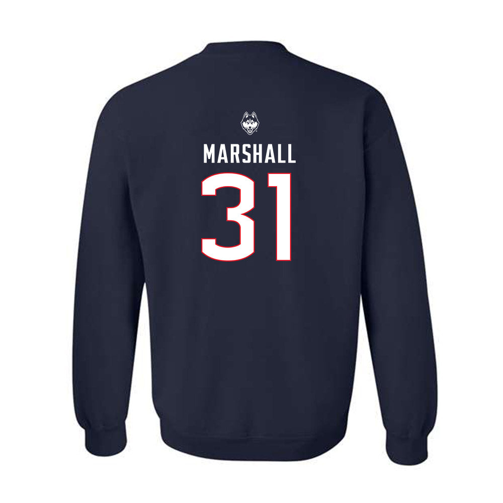 UConn - NCAA Baseball : Jackson Marshall - Sports Shersey Crewneck Sweatshirt-1