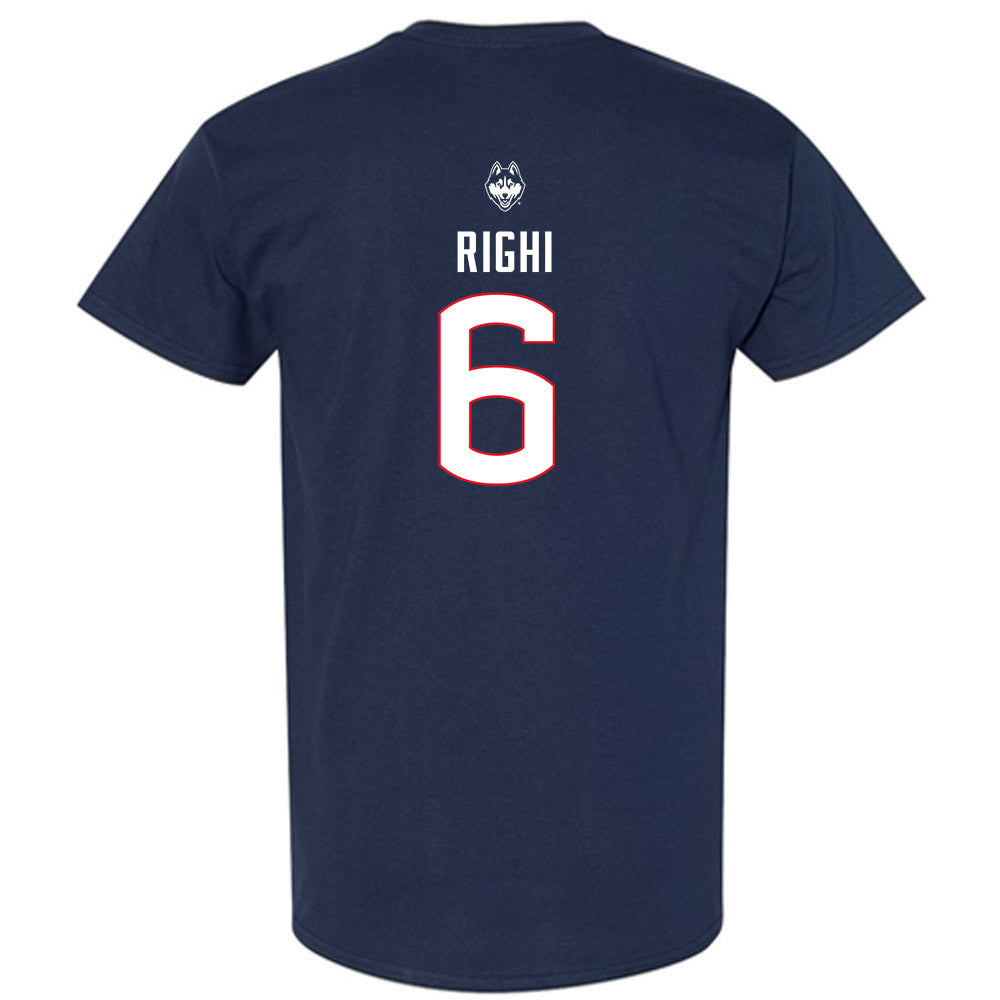 UConn - NCAA Baseball : Camden Righi - Sports Shersey T-Shirt-1