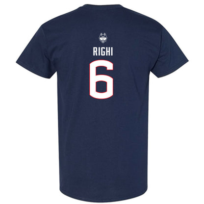 UConn - NCAA Baseball : Camden Righi - Sports Shersey T-Shirt-1