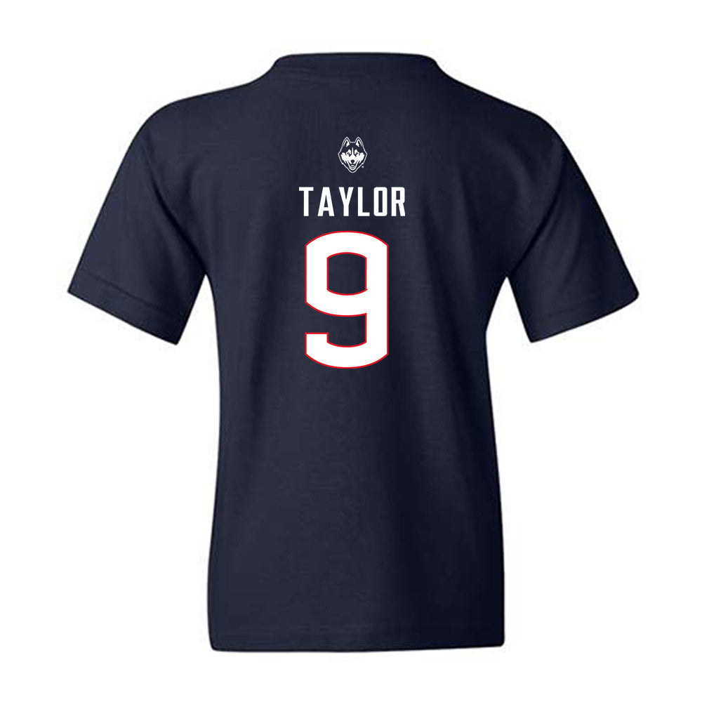 UConn - NCAA Baseball : Chase Taylor - Sports Shersey Youth T-Shirt-1