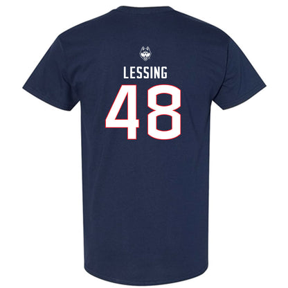 UConn - NCAA Baseball : Justin Lessing - Sports Shersey T-Shirt-1
