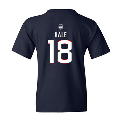 UConn - NCAA Baseball : Charlie Hale - Sports Shersey Youth T-Shirt-1