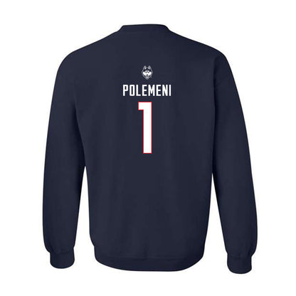UConn - NCAA Baseball : Christopher Polemeni - Sports Shersey Crewneck Sweatshirt-1