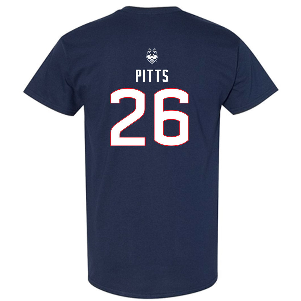 UConn - NCAA Baseball : Joe Pitts - Sports Shersey T-Shirt-1