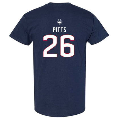 UConn - NCAA Baseball : Joe Pitts - Sports Shersey T-Shirt-1