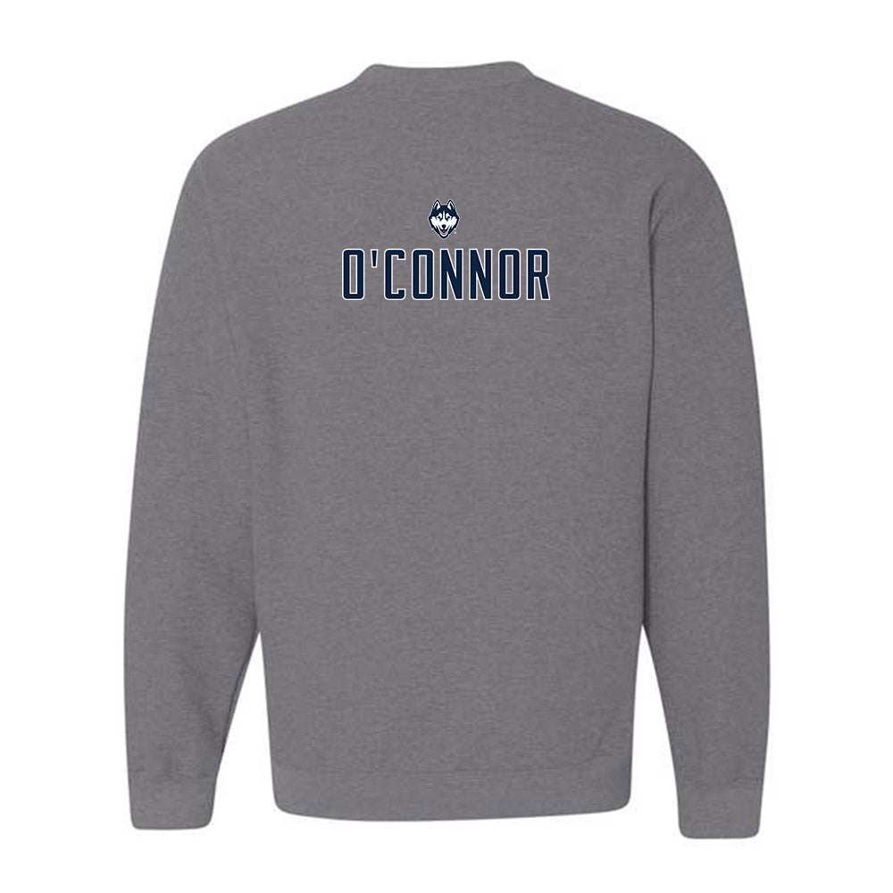 UConn - NCAA Women's Swimming & Diving : Kiersten O'Connor - Sports Shersey Crewneck Sweatshirt-1