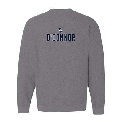 UConn - NCAA Women's Swimming & Diving : Kiersten O'Connor - Sports Shersey Crewneck Sweatshirt-1