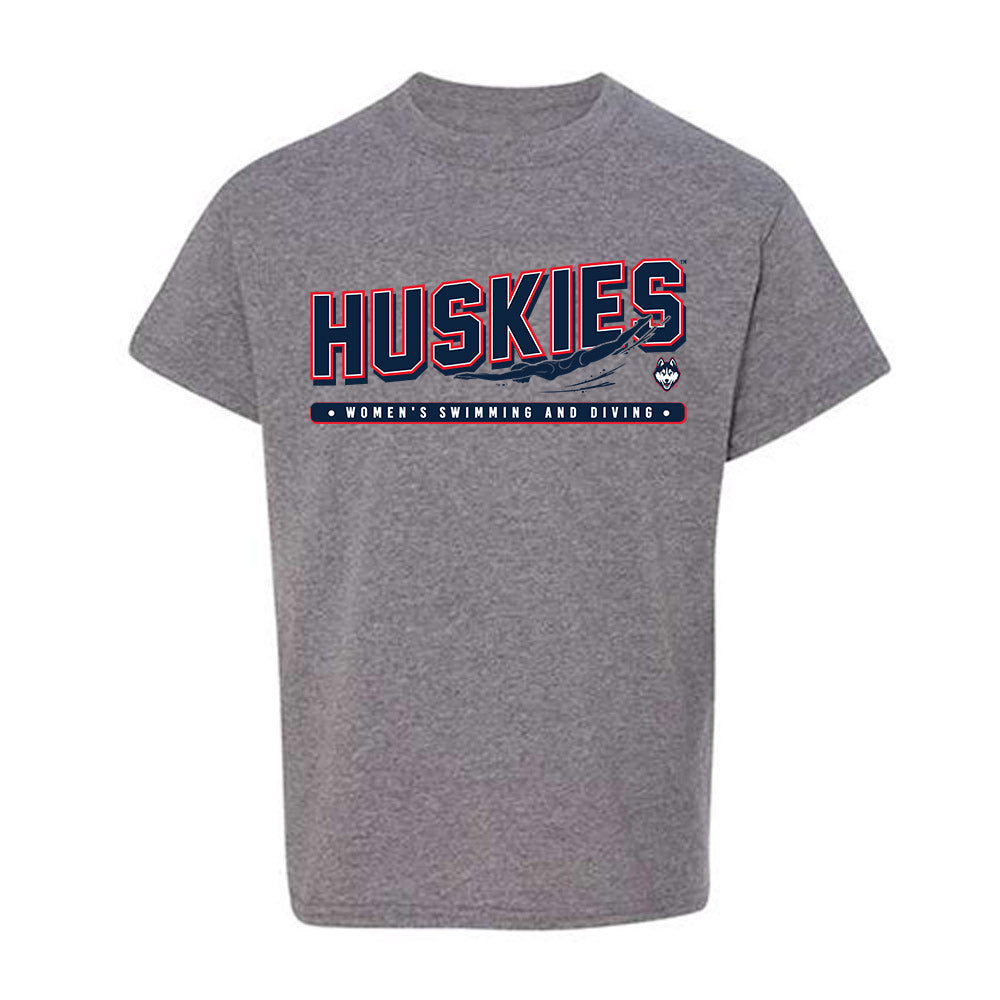 UConn - NCAA Women's Swimming & Diving : Kiersten O'Connor - Sports Shersey Youth T-Shirt-0
