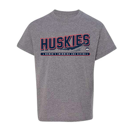 UConn - NCAA Women's Swimming & Diving : Mia Hatzis - Sports Shersey Youth T-Shirt-0