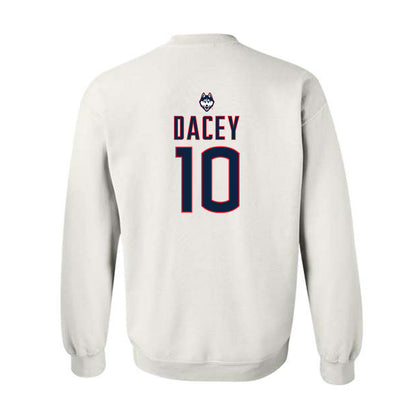 UConn - NCAA Women's Lacrosse : Emma Dacey - Sports Shersey Crewneck Sweatshirt-1