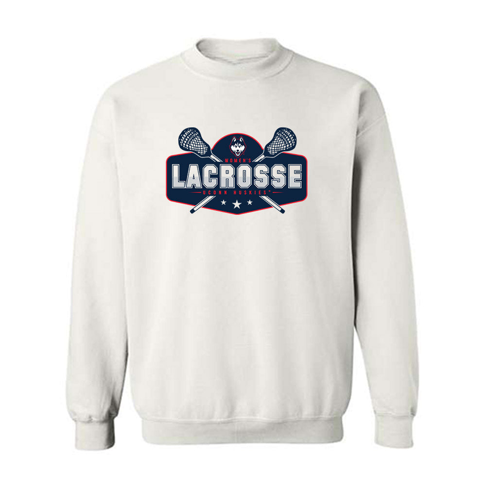 UConn - NCAA Women's Lacrosse : Karsyn Burnash - Sports Shersey Crewneck Sweatshirt-0