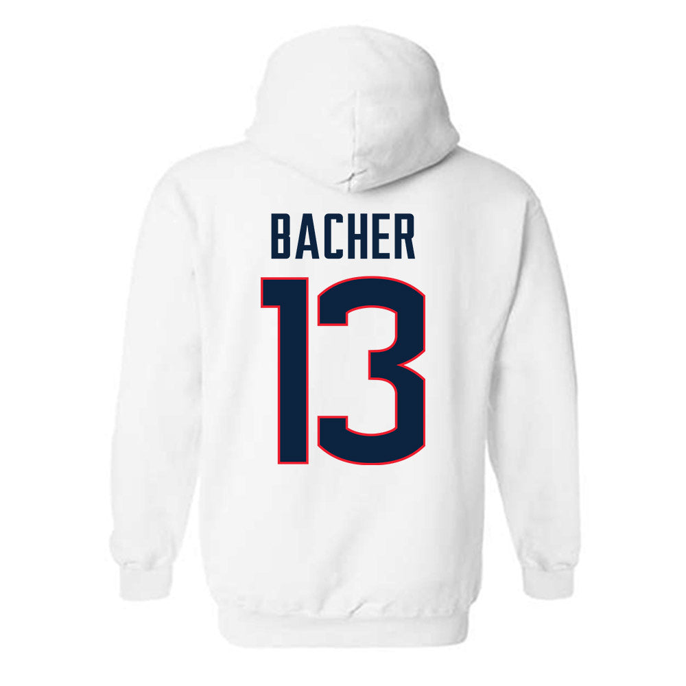 UConn - NCAA Softball : Alexandra Bacher - Sports Shersey Hooded Sweatshirt-1