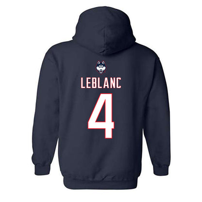 UConn - NCAA Women's Soccer : Lydia LeBlanc - Sports Shersey Hooded Sweatshirt-1